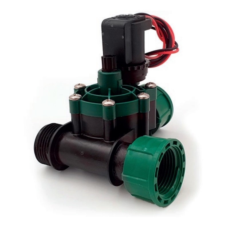 IAVTN100C19 Клапан електромагнитен "VTN", 9V DC, трипътен 2 х 1" холендър х 1"М , с рег. на дебита