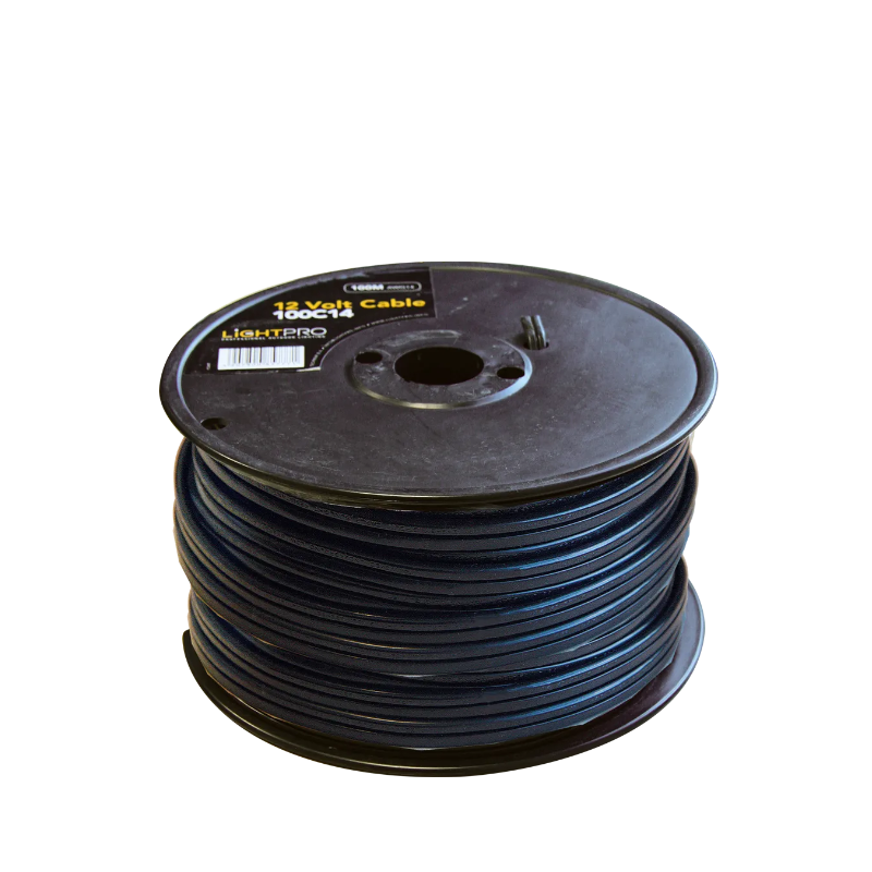 Кабел 12 Volt, AWG14 - 100 m (максимум 150W)