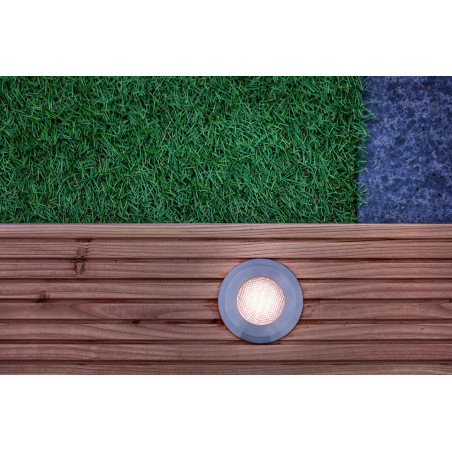 Осветително тяло "Onyx 60 R1", LED бял топъл, 12V, 1W, рефлектор 65°, IP67